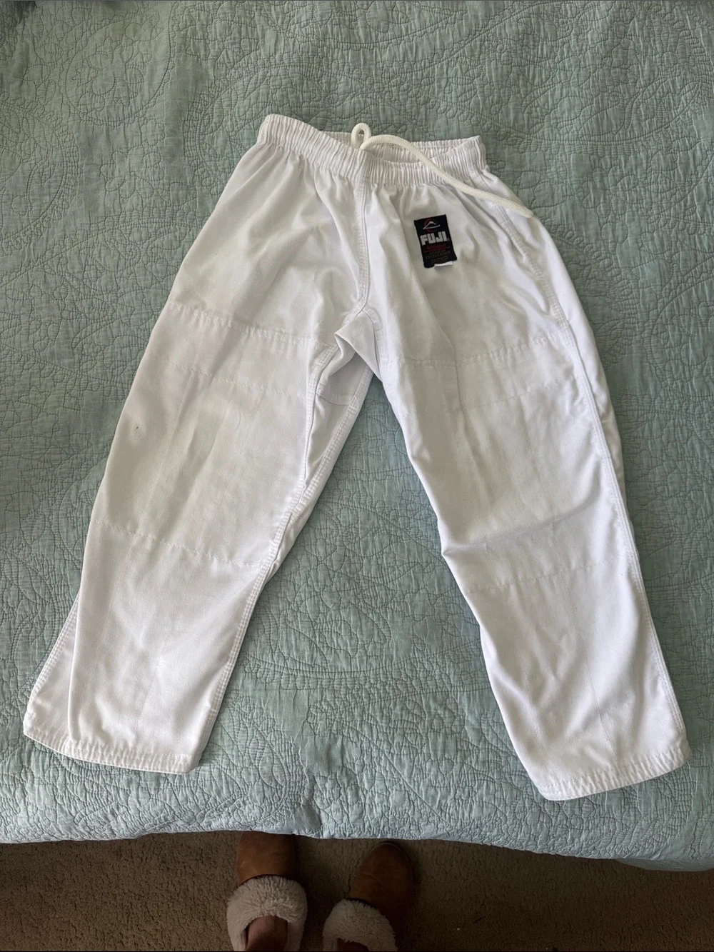 Kids White Brazilian Jui Jitsu Gi Set with Belt